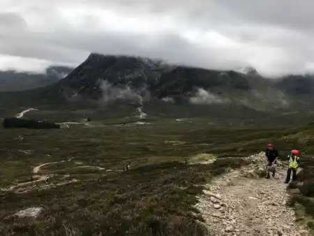 Runners during Glencoe marathon