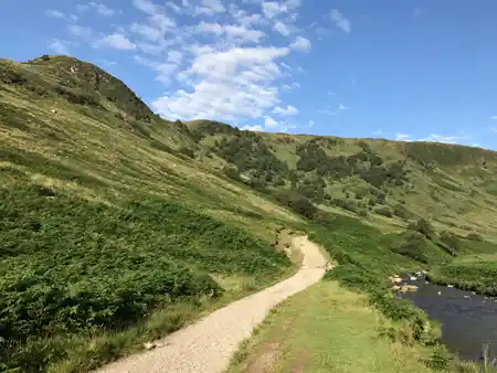 Running route in Glen Rosa Arran