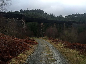 Aberfoyle past the tower. More Victorian engineering
