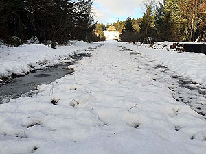 Aberfoyle past the tower. Image from Aberfoyle past the tower