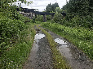Aberfoyle past the tower. Another viaduct on the route