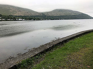 Ben Arthur - The Cobbler. From car park the view down the loch