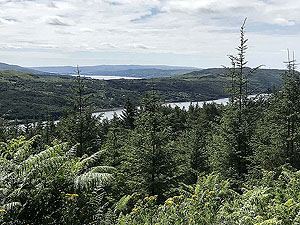 Ardgoil peninsula. Loch Long and the Gareloch