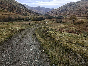 Glen Finglas loop. Looking back
