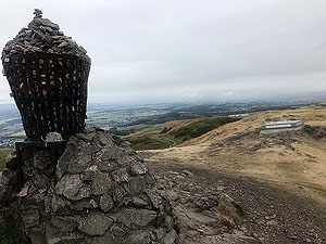 Dumyat hill run. Image from Dumyat hill run