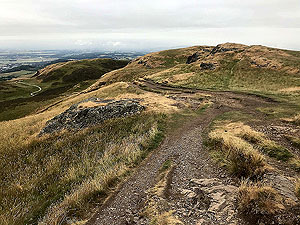 Dumyat hill run. Image from Dumyat hill run