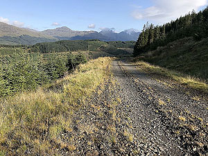 Glen Fruin to Loch Long. Last high point before turning back.