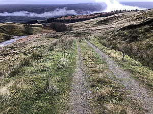 Glens Kendrum and Ogle. Heading downhill