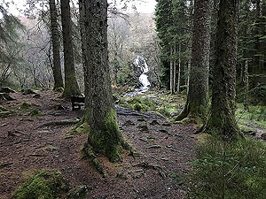 Aberfoyle to Loch Venachar. Waterfall