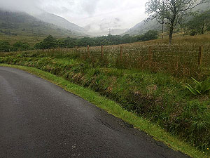Loch Katrine marathon. Rain soaked hills