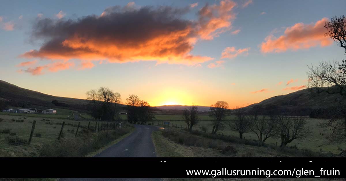 Glen Fruin country road running from Helensburgh