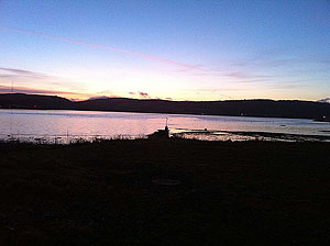 Helensburgh - Glen Fruin. Sunset from Kidson park