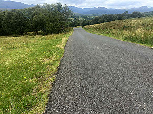 Helensburgh - Glen Fruin. View towards the Cobbler