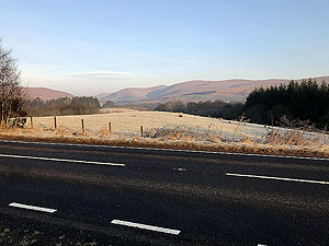 Helensburgh - Glen Fruin. First good view of down Galn Fruin