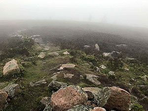 Meikle Tap. The way back