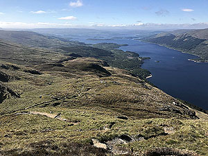 Ben Lomond. The loch stretching out before you