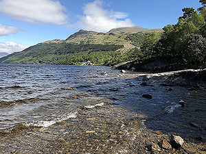 Ben Lomond. Looking up the loch