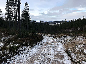 Firmounth. Frsoty with Glentannar ahead