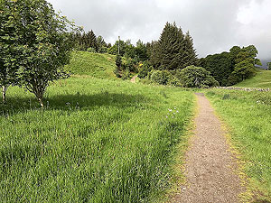 Glen Sherup loop. Path to follow from the car park