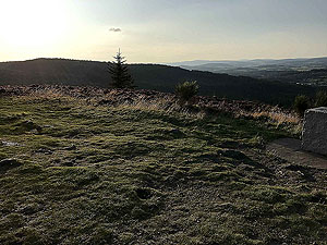 Scolty hill and more. From just outside the tower