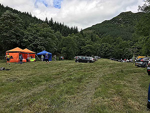Ben Ledi. The hill race car park