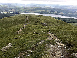 Ben Ledi. Getting towards the end of the climb