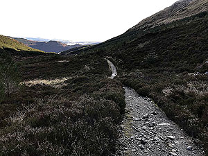 Ben Ledi. Once beyond a gate the path improves