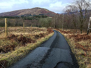 Killin - Lochan Breaclaich. Looking back downhill