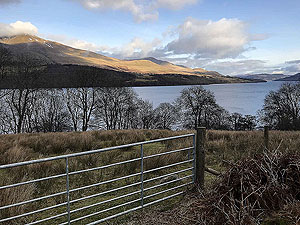 Killin - Lochan Breaclaich. Looking north up the loch