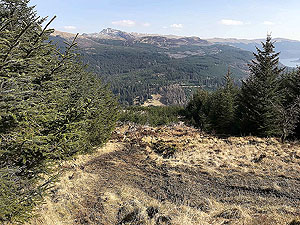 An Sidhean. Very wet and slippy part