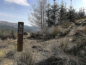 An Sidhean. Viewpoint marker