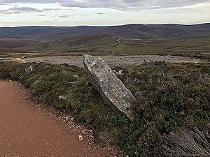 Clachnaben loop. Views towards Cairn O Mount
