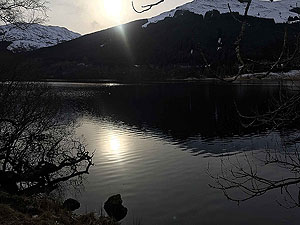 Lochs Voil and Doine. Western Loch Voil