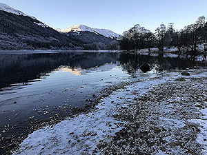 Lochs Voil and Doine. Looking west