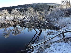 Lochs Voil and Doine. River Balvag