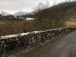 Lochs Voil and Doine. Approaching Balquidder