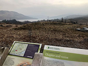 Kinlochard 5 lochs. View over Loch Arklet