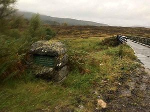 Glen Affric. The Chisholm bridge