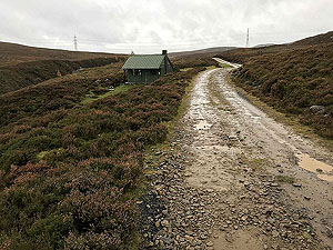 Craig Hill loop. Gamekeepers hut