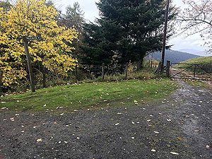 Craig Hill loop. Signpost for Rob Roy way