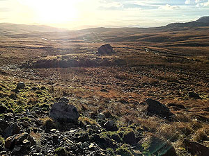 To Carn Labhruinn. Looking back