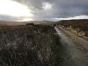 To Carn Labhruinn. The route ahead