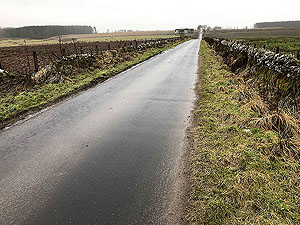 Sheriffmuir loop. The long straight bit