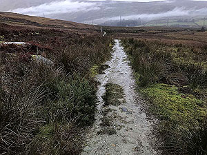 Small 3 Lochs loop. Looking back at the climb