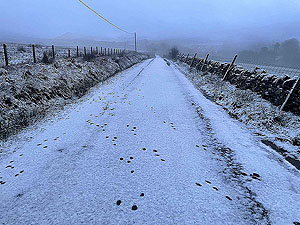 Small 3 Lochs loop. A little snow in winter