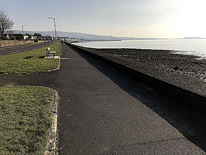 Run Ben Bouie loop. : Helensburgh sea front
