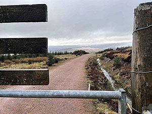 Run Ben Bouie loop. : Looking towards Glrn Fruin