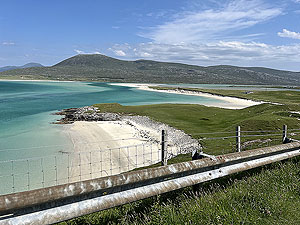 Harris half marathon : Seilebost the famous beach