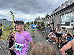 Harris half marathon :Finish line