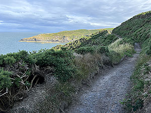 Portpatrick : Start to descend to Sandeel bay beach